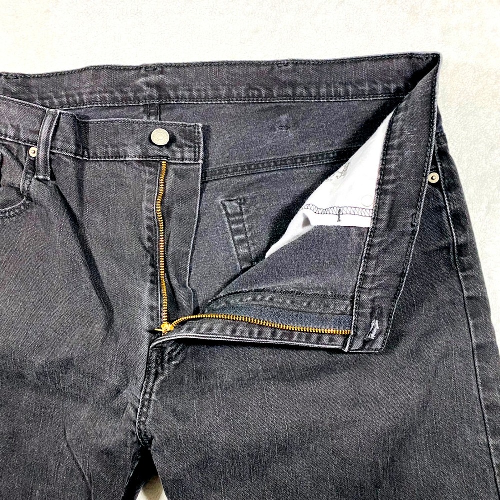 Levi's 569 Loose Straight Jeans Mens 40x30 Black Faded Denim 00569-0125 - Picture 13 of 16